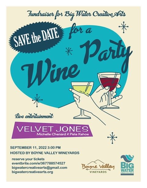 Save The Date!  Summer Fundraiser for Big water Creative Arts!